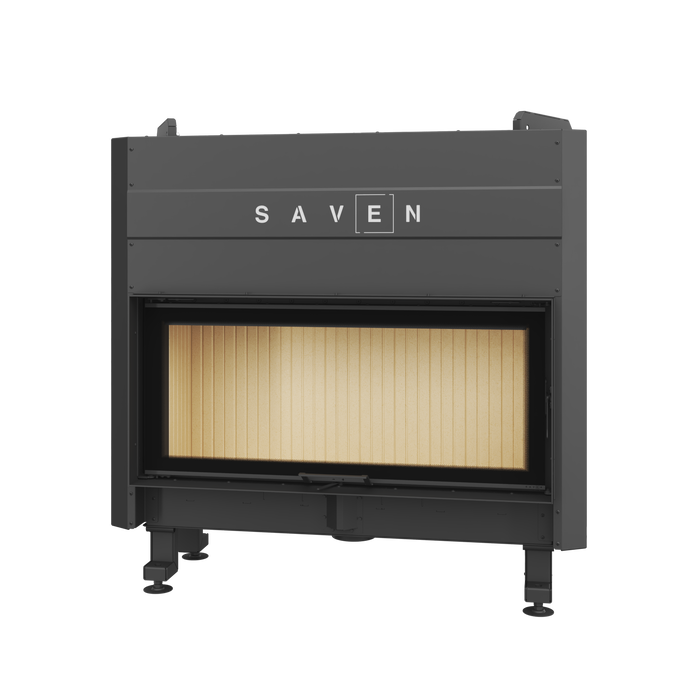 Fireplace insert SAVEN Balance Up 110x50 ECO. Photo 3D