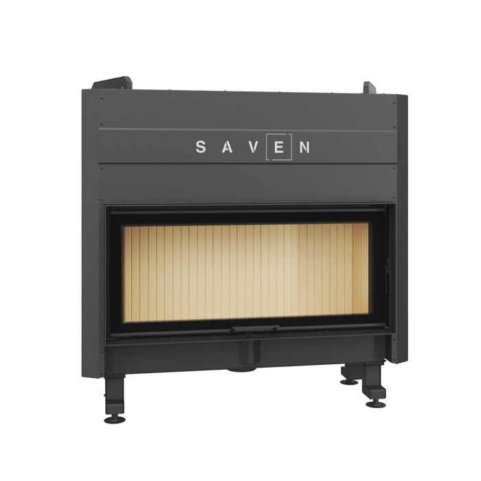 Fireplace insert SAVEN Balance Up 110x50 ECO. Photo 3D