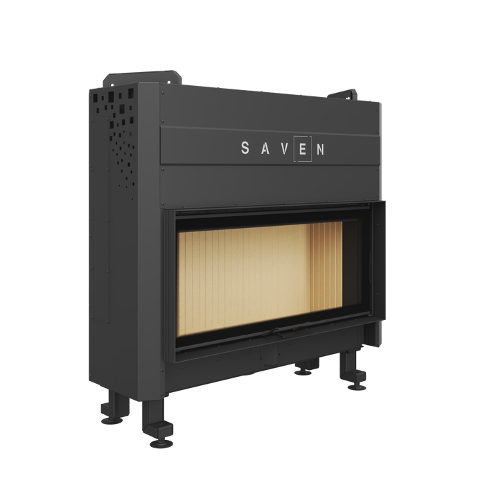 Fireplace insert SAVEN Balance Up 110x50 ECO. Photo 3D