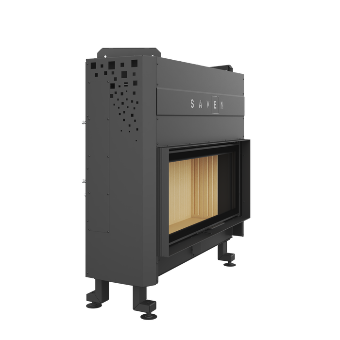 Fireplace insert SAVEN Balance Up 110x50 ECO. Photo 3D