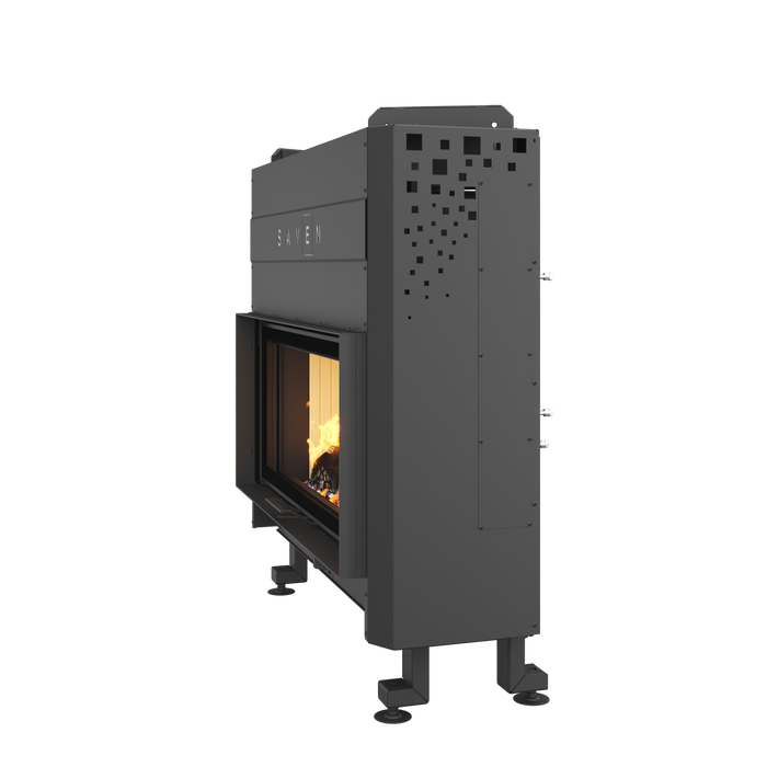 Fireplace insert SAVEN Balance Up 110x50 ECO. Photo 3D