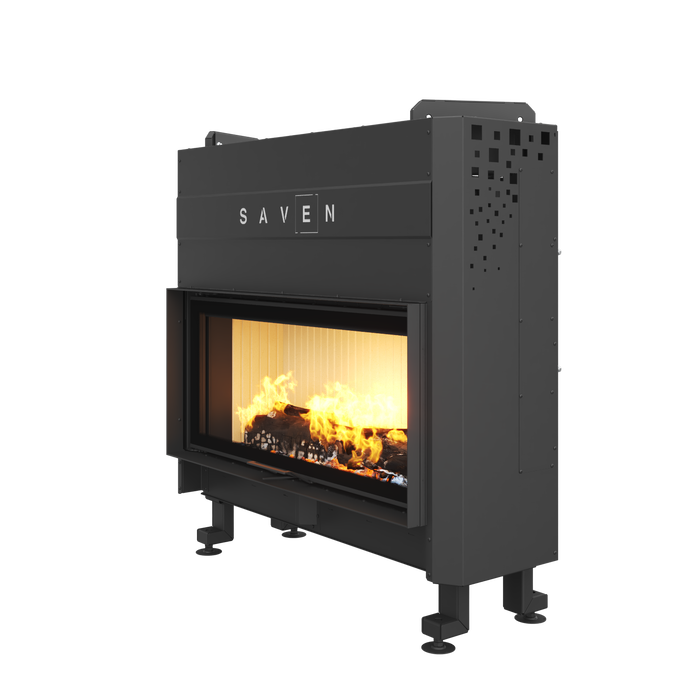 Fireplace insert SAVEN Balance Up 110x50 ECO. Photo 3D