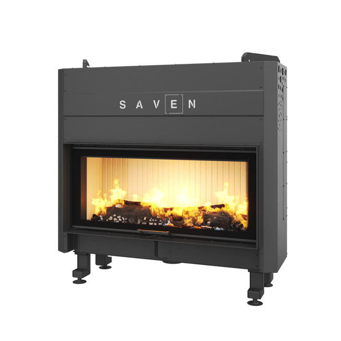 Fireplace insert SAVEN Balance Up 110x50 ECO. Photo 3D
