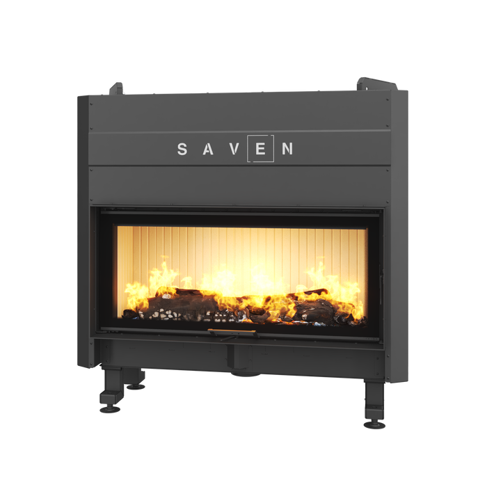 Fireplace insert SAVEN Balance Up 110x50 ECO. Photo 3D