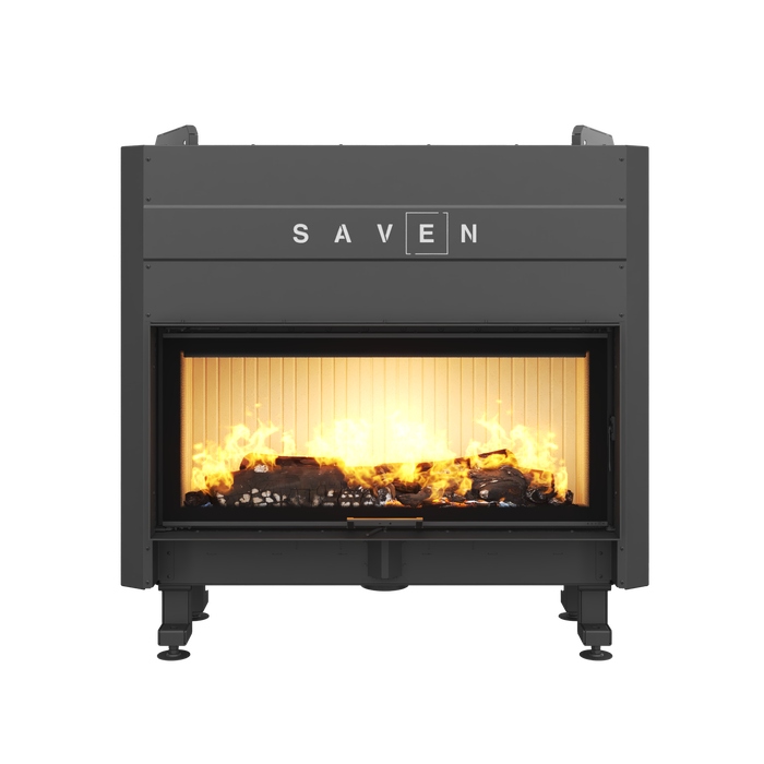 Fireplace insert SAVEN Balance Up 110x50 ECO. Photo 3D