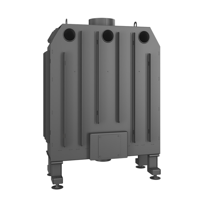 Fireplace insert SAVEN Balance 80x50 Black ECO. Photo 3D