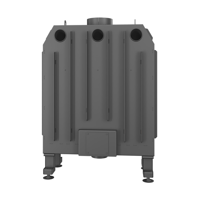 Fireplace insert SAVEN Balance 80x50 Black ECO. Photo 3D