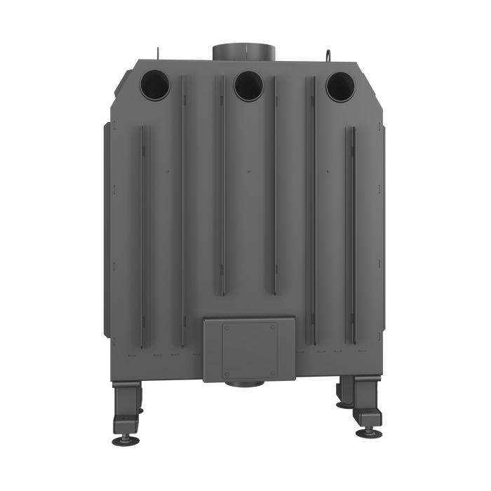 Fireplace insert SAVEN Balance 80x50 Black ECO. Photo 3D