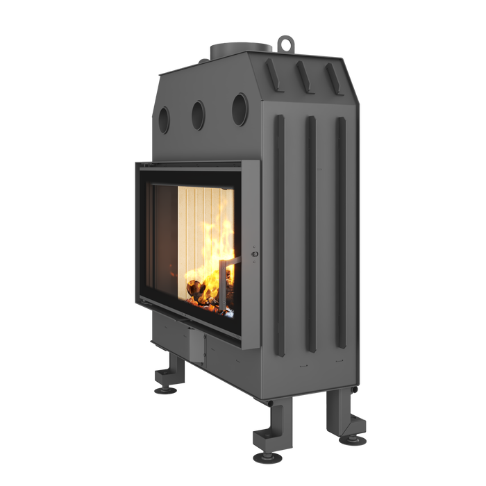Fireplace insert SAVEN Balance 80x50 Black ECO. Photo 3D