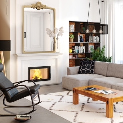 Fireplace insert SAVEN Balance 80x50 Black ECO. Photo 4