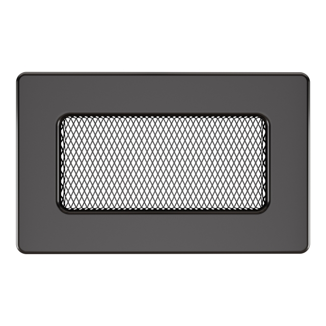 Fireplace ventilation grille SAVEN 11x17 graphite