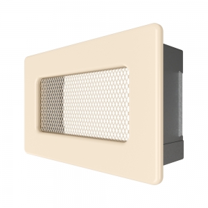 Fireplace ventilation grille SAVEN 11x17 cream. Photo 2