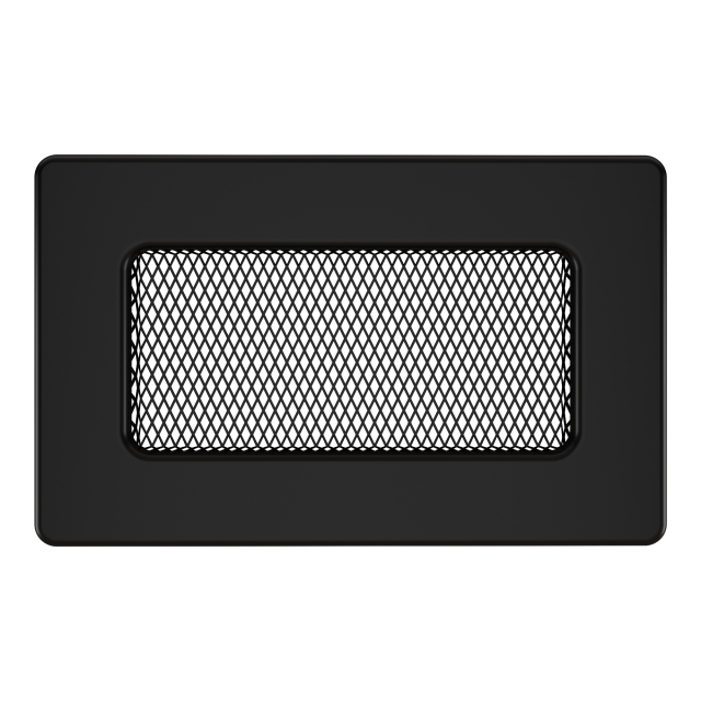 Fireplace ventilation grille SAVEN 11x17 black
