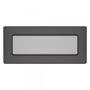 Fireplace ventilation grille SAVEN 11x24 graphite