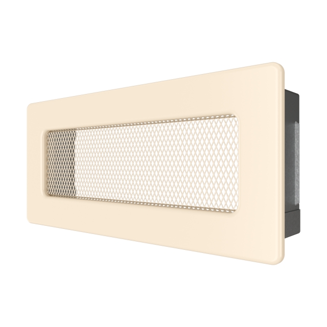 Fireplace ventilation grille SAVEN 11x24 cream. Photo 2