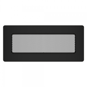 Fireplace ventilation grille SAVEN 11x24 black