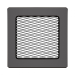 Fireplace ventilation grille SAVEN 17x17 graphite