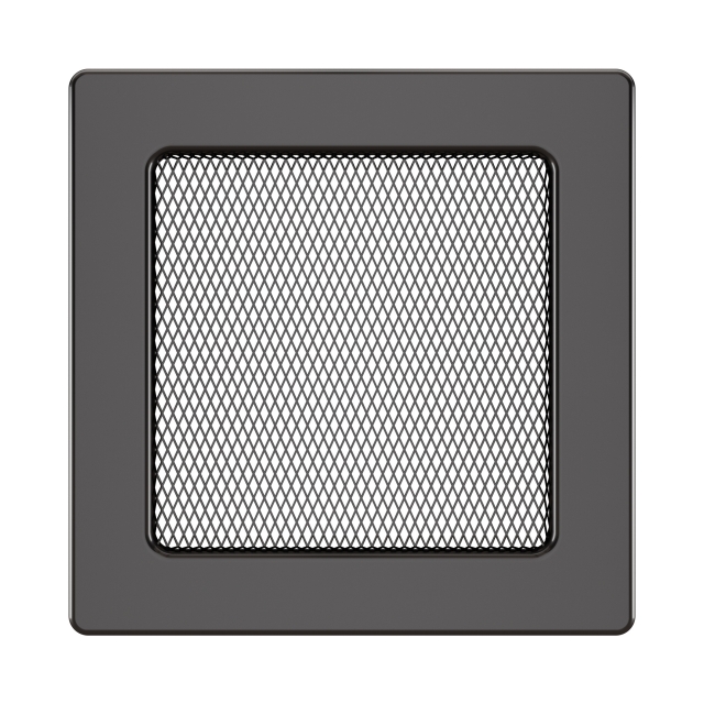 Fireplace ventilation grille SAVEN 17x17 graphite