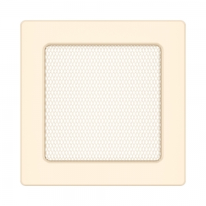 Fireplace ventilation grille SAVEN 17x17 cream