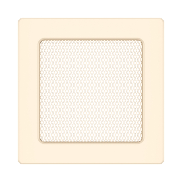 Fireplace ventilation grille SAVEN 17x17 cream