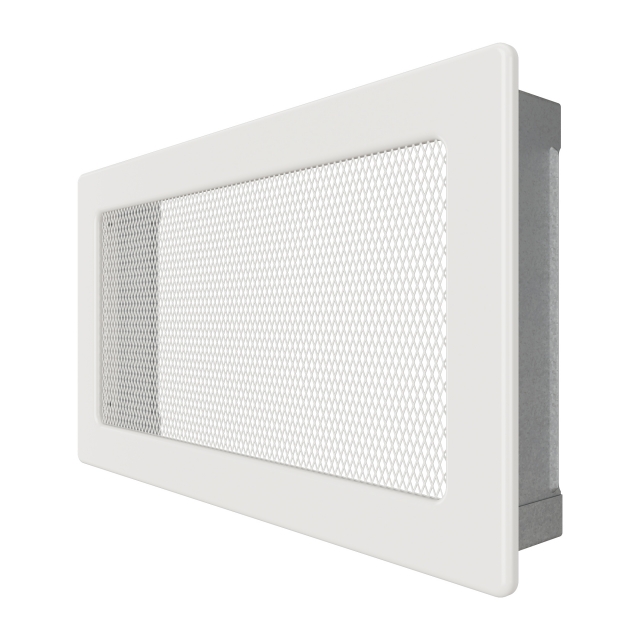 Fireplace ventilation grille SAVEN 17x30 white. Photo 2