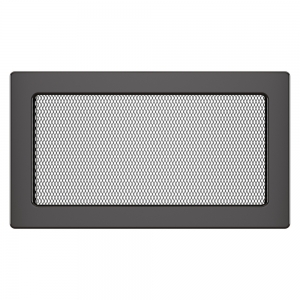 Fireplace ventilation grille SAVEN 17x30 graphite