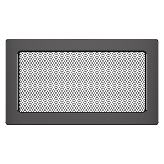 Fireplace ventilation grille SAVEN 17x30 graphite