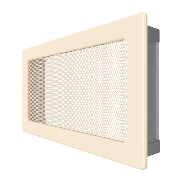 Fireplace ventilation grille SAVEN 17x30 cream. Photo 2