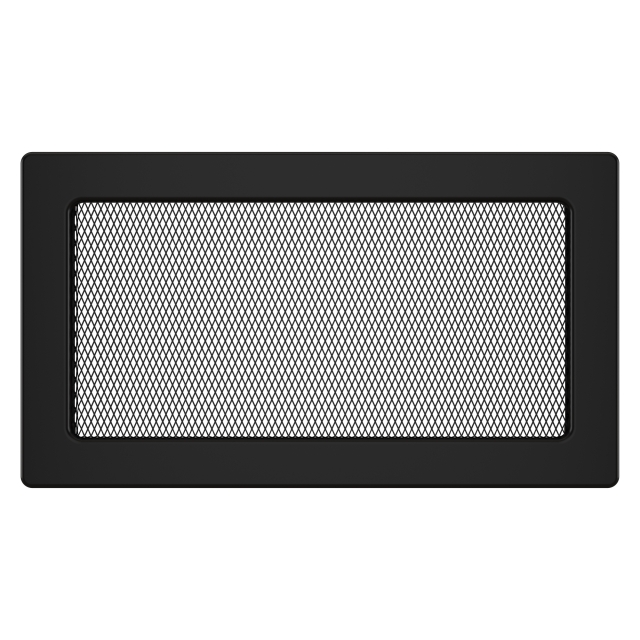 Fireplace ventilation grille SAVEN 17x30 black