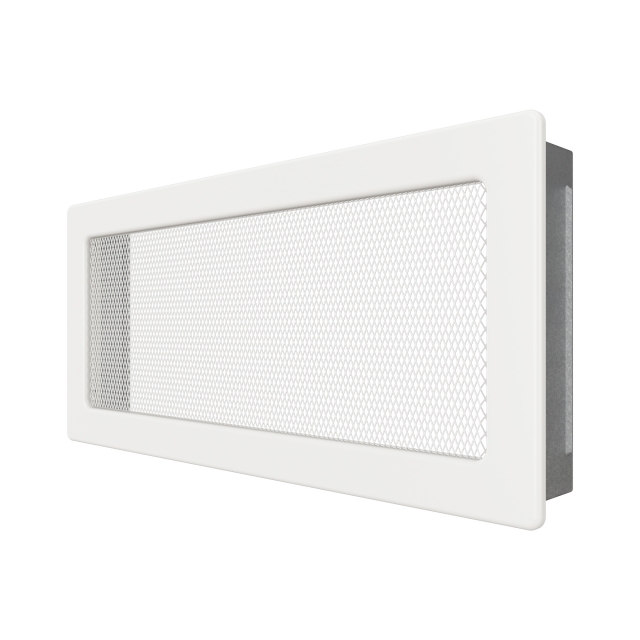 Fireplace ventilation grille SAVEN 17x37 white. Photo 2