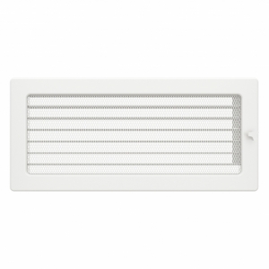 Fireplace ventilation grille SAVEN 17x37 white with blinds