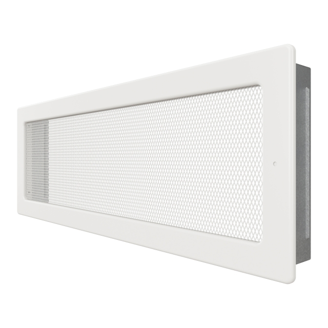Fireplace ventilation grille SAVEN 17x49 white. Photo 2