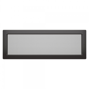 Fireplace ventilation grille SAVEN 17x49 graphite