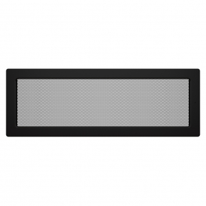 Fireplace ventilation grille SAVEN 17x49 black