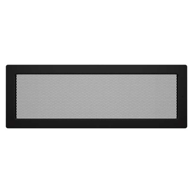 Fireplace ventilation grille SAVEN 17x49 black
