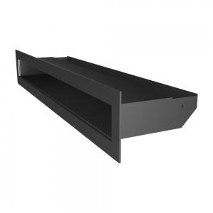 Fireplace ventilation grille SAVEN Loft 60x400 graphite. Photo 2