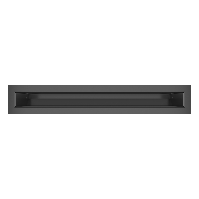 Fireplace ventilation grille SAVEN Loft 60x400 graphite