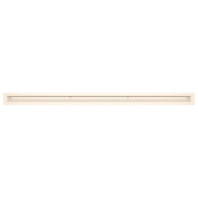 Fireplace ventilation grille SAVEN Loft 60x1000 cream