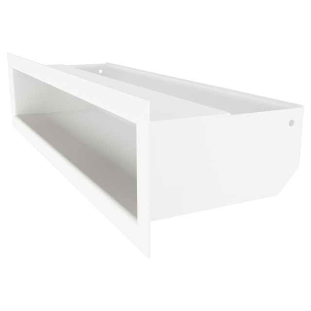 Fireplace ventilation grille SAVEN Loft 90x400 white. Photo 2
