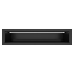 Fireplace ventilation grille SAVEN Loft 90x400 black