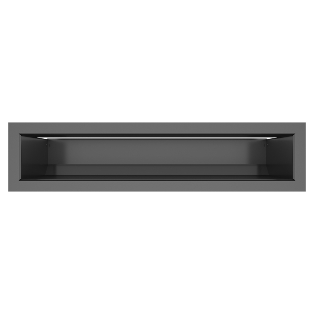Fireplace ventilation grille SAVEN Loft 90x400 black