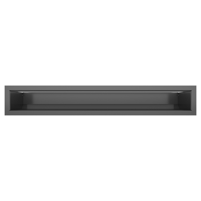 Fireplace ventilation grille SAVEN Loft 90x600 graphite