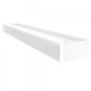 Fireplace ventilation grille SAVEN Loft 90x800 white. Photo 2