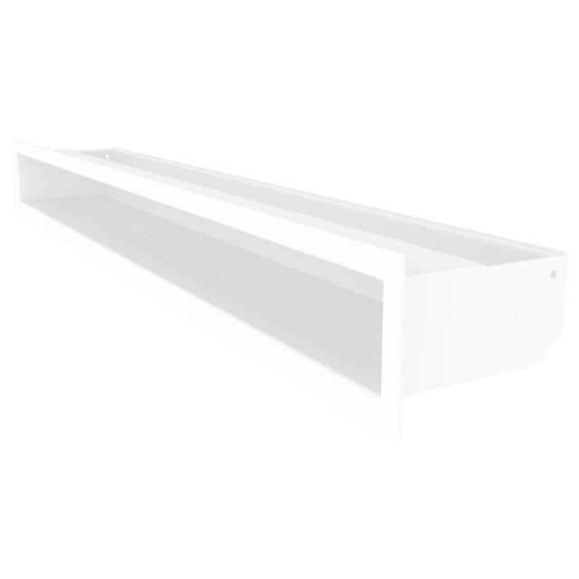 Fireplace ventilation grille SAVEN Loft 90x800 white. Photo 2