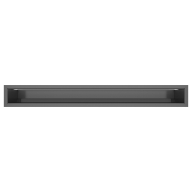 Fireplace ventilation grille SAVEN Loft 90x800 graphite