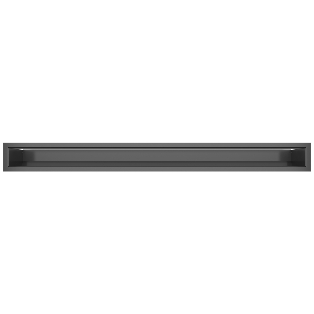 Fireplace ventilation grille SAVEN Loft 90x1000 graphite