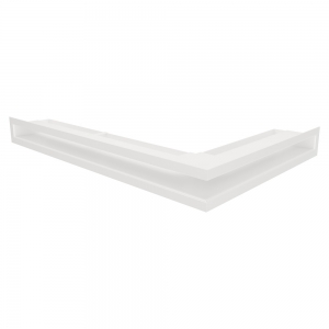 Kratka wentylacyjna kominkowa 60x400x600 SAVEN Loft Angle lewy kąt biała
