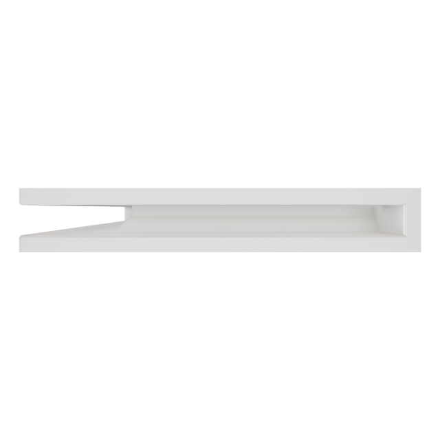 Fireplace ventilation grille 60x400x600 SAVEN Loft Angle white. Photo 3