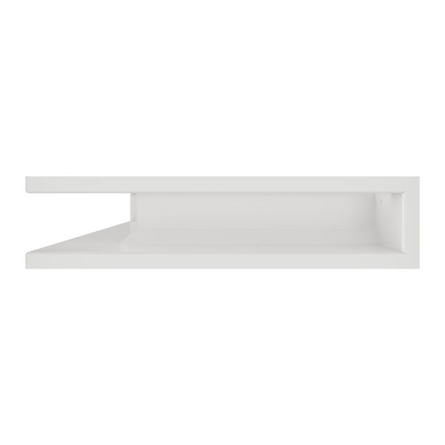 Fireplace ventilation grille 90x400x600 SAVEN Loft Angle left angle white. Photo 2