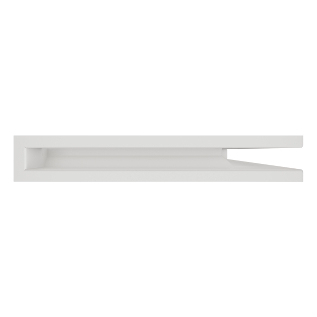 Fireplace ventilation grille 60x600x400 SAVEN Loft Angle white. Photo 3